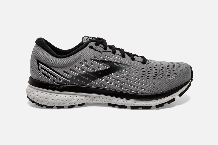 Brooks Men's Ghost 13 Road Running Shoes Primer Grey/Pearl/Black ( MSBKL1069 )